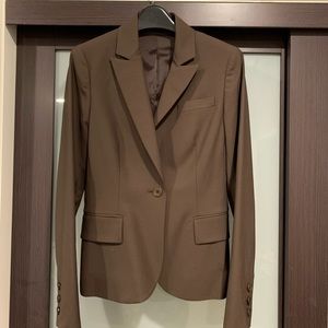 Theory Gabe B Tailor Brown Jacket Size 0 EUC